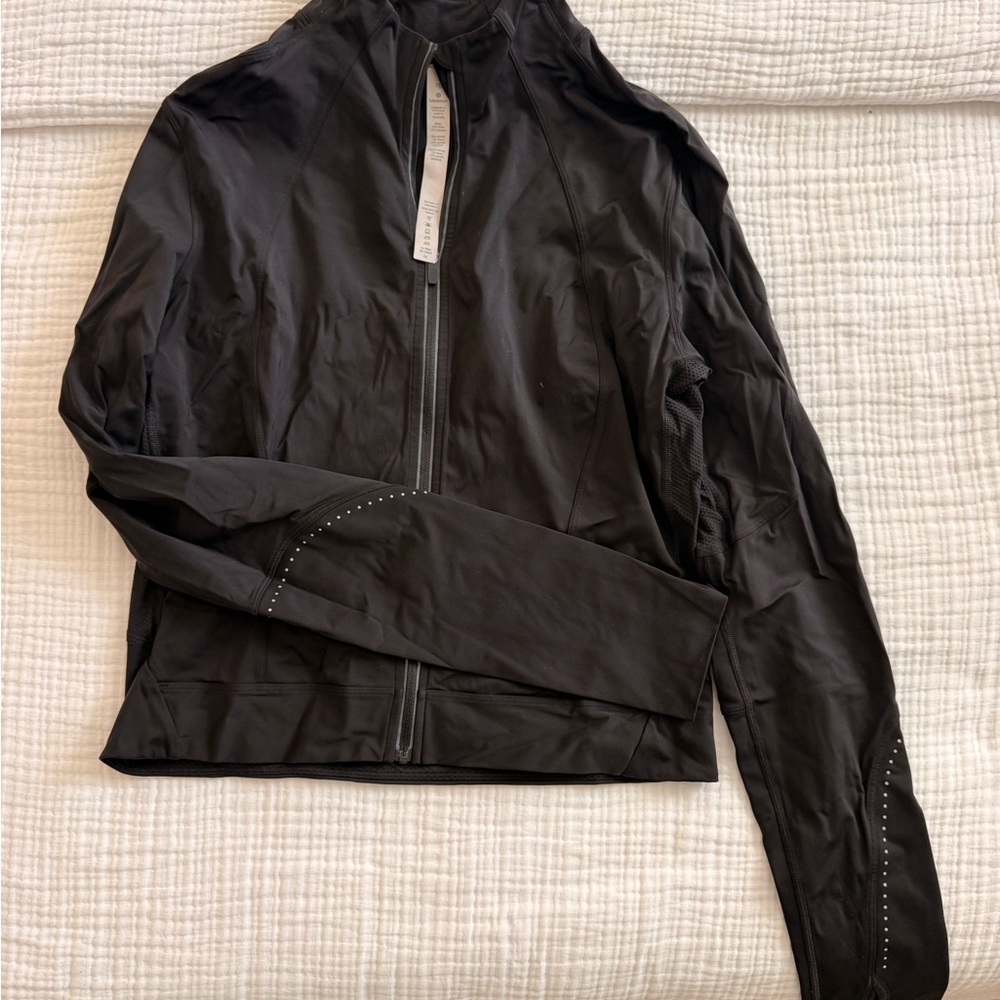 Black Lululemon fast and free jacket